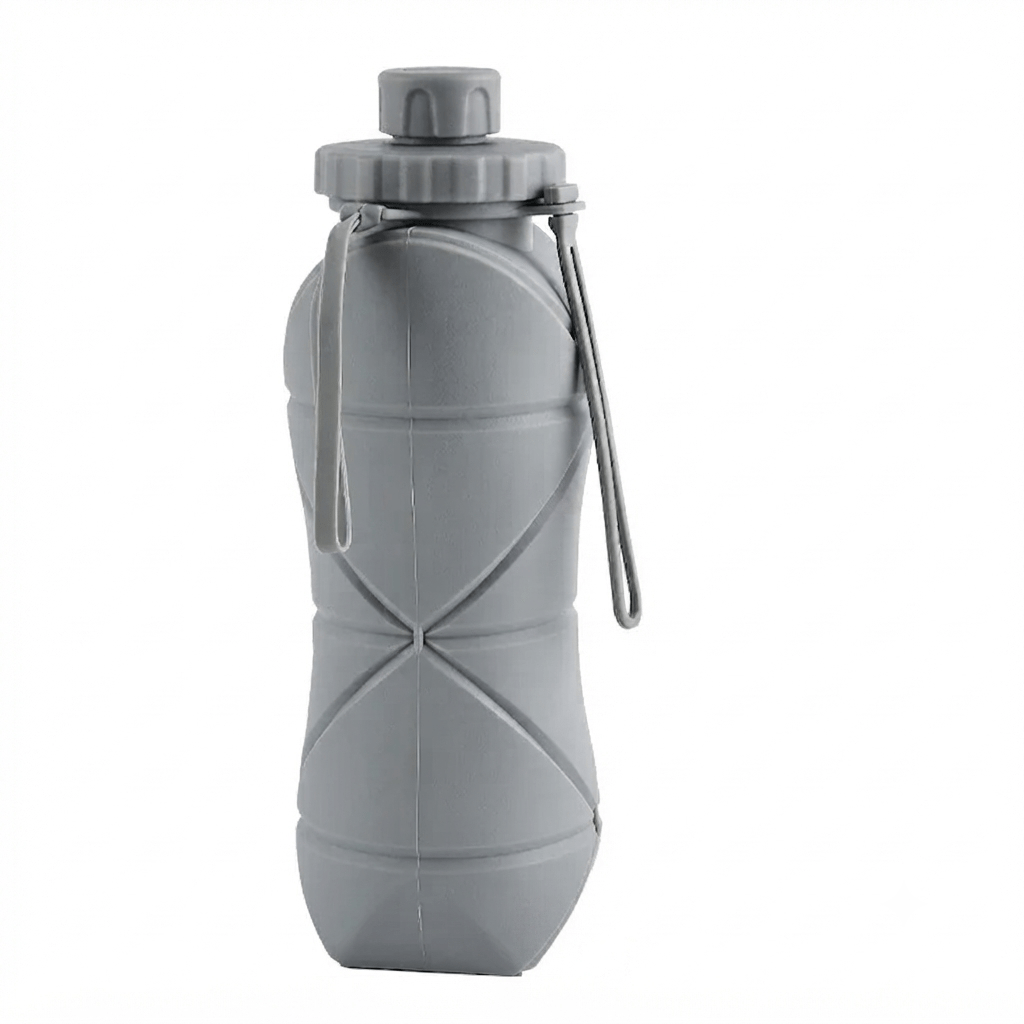 600ml Silicone Foldable Water Bottle For Travelling - Image 3